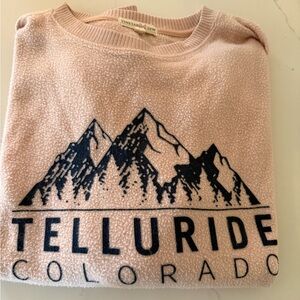 Vineyard Crew Large Pink Telluride Sweatshirt